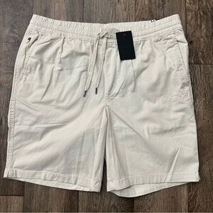 Hurley Stretch Twill Shorts Mens Size XL Off White